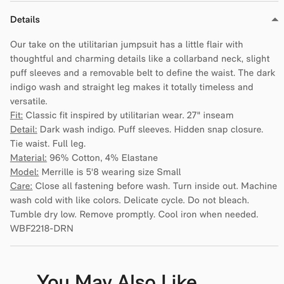 Denim jumpsuit - Picture 7 of 7